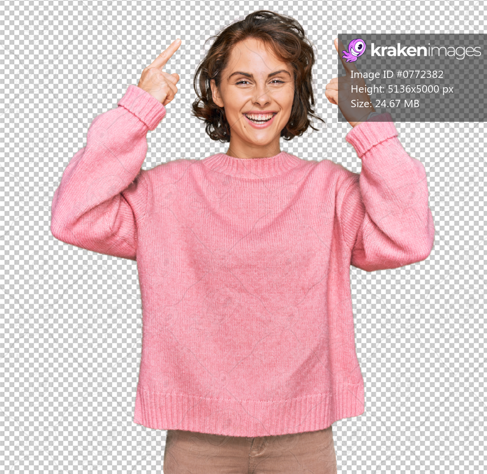 Young hispanic woman wearing casual clothes smiling pointing to head with both hands finger, great idea or thought, good memory