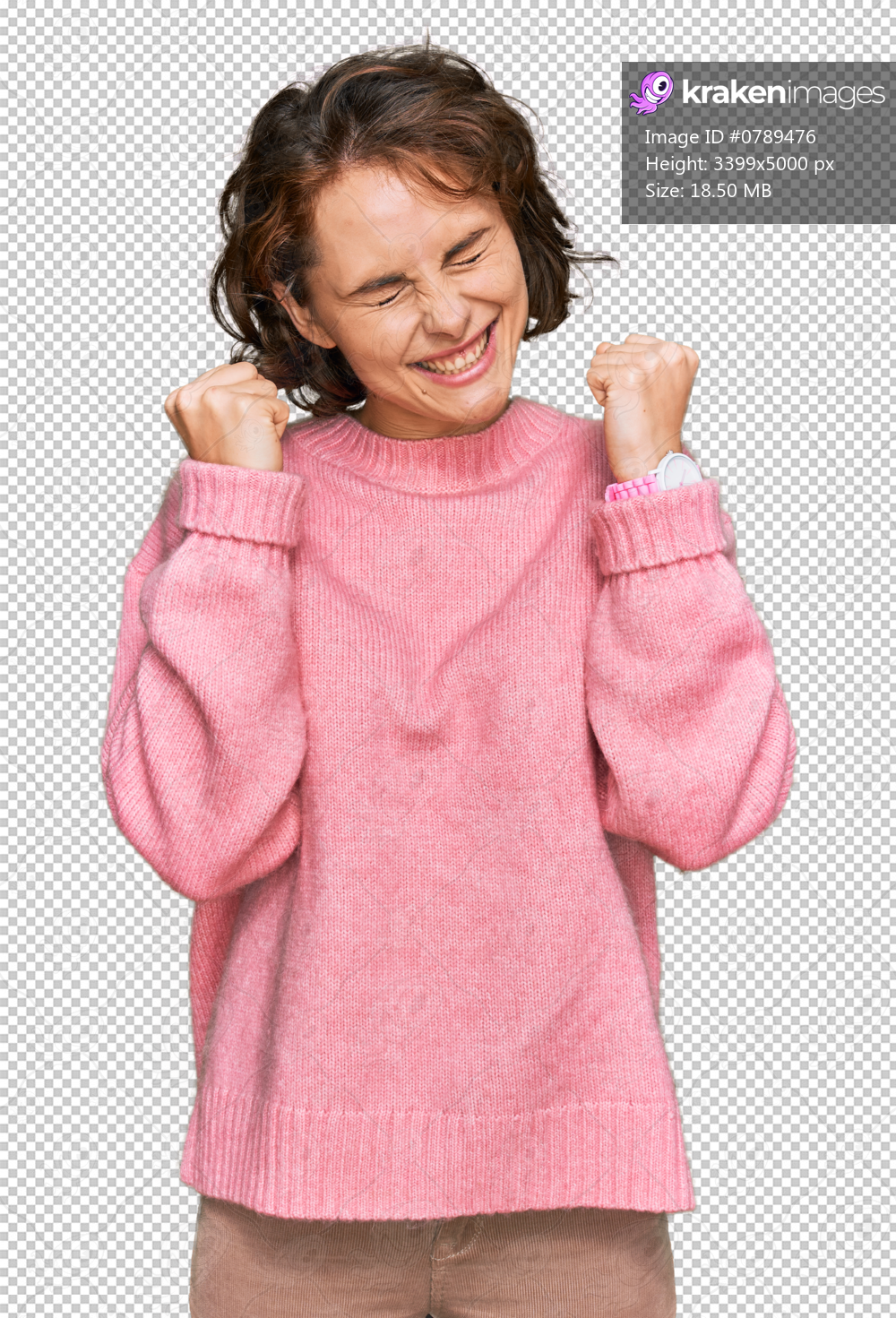 Young hispanic woman wearing casual clothes excited for success with arms raised and eyes closed celebrating victory smiling. winner concept.