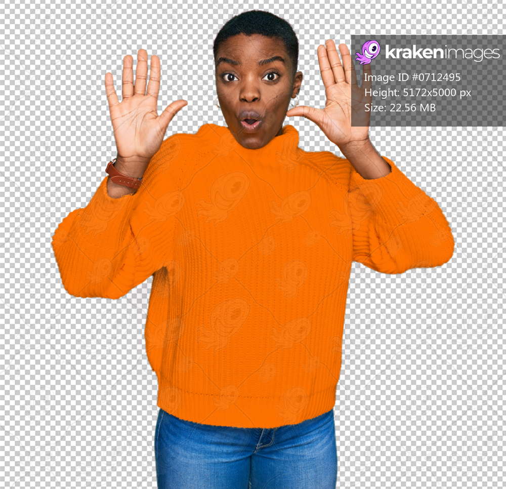 Young african american woman wearing casual clothes showing and pointing up with fingers number ten while smiling confident and happy.