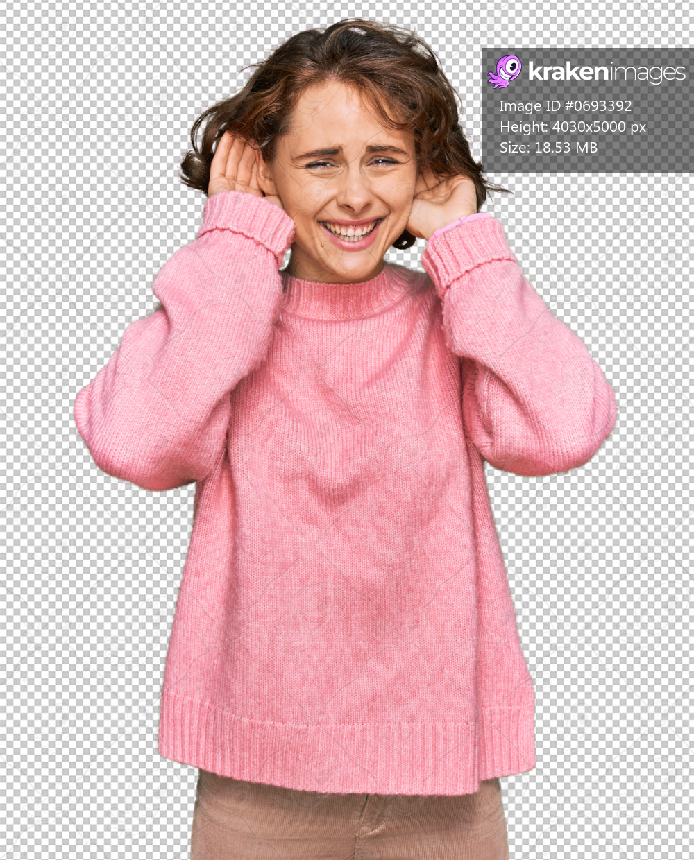 Young hispanic woman wearing casual clothes trying to hear both hands on ear gesture, curious for gossip. hearing problem, deaf