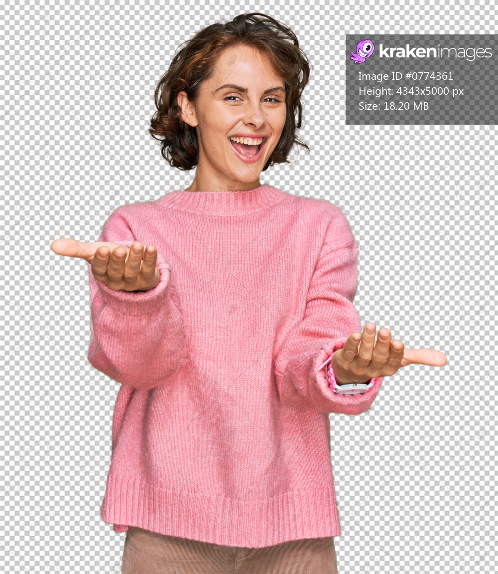 Young hispanic woman wearing casual clothes smiling cheerful offering hands giving assistance and acceptance.