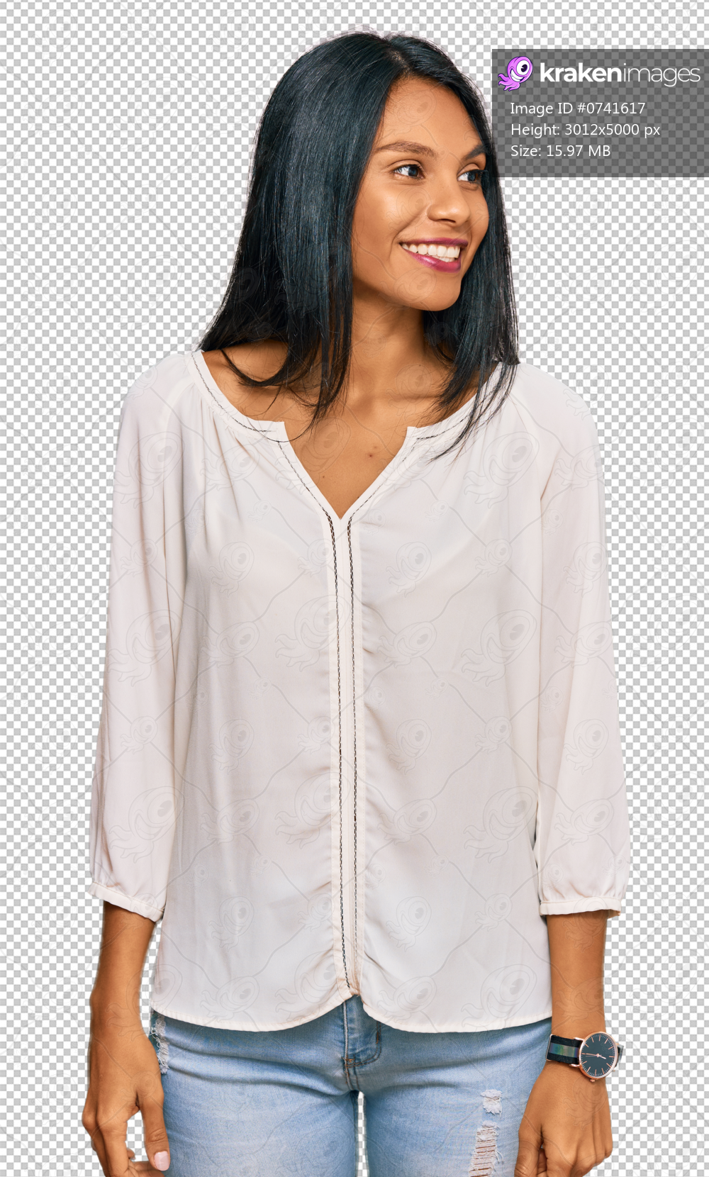Young african american woman wearing casual clothes looking away to side with smile on face, natural expression. laughing confident.