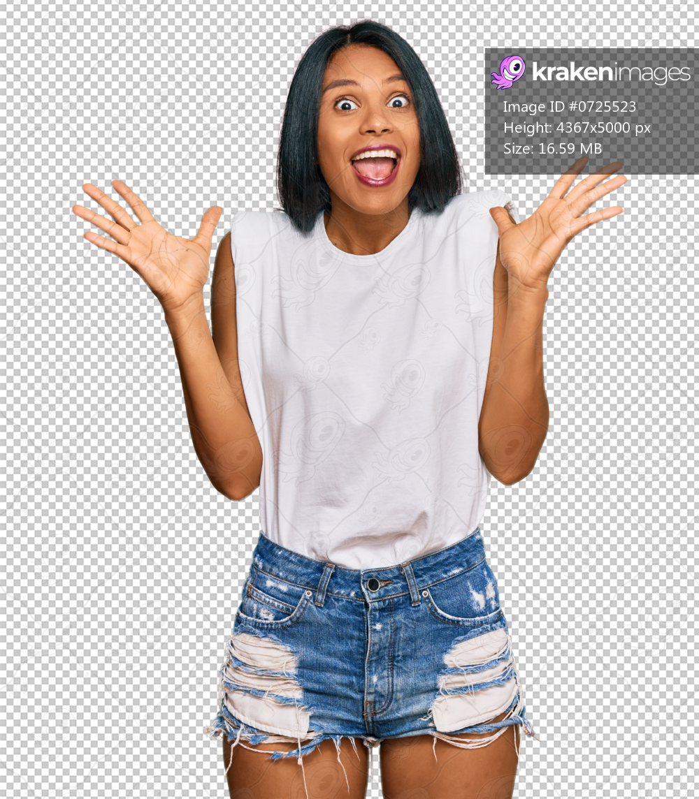 Young african american woman wearing casual clothes celebrating crazy and amazed for success with arms raised and open eyes screaming excited. winner concept