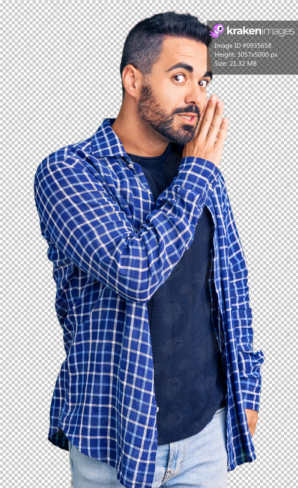 Young hispanic man wearing casual clothes hand on mouth telling secret rumor, whispering malicious talk conversation