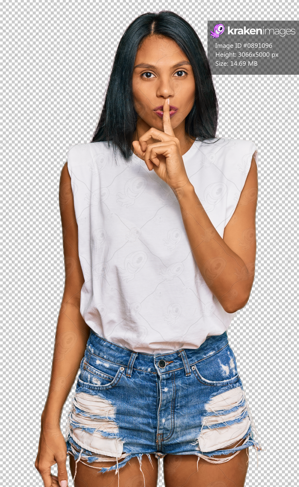 Young african american woman wearing casual clothes asking to be quiet with finger on lips. silence and secret concept.