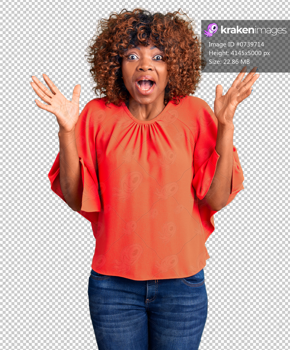 Young african american woman wearing casual clothes celebrating crazy and amazed for success with arms raised and open eyes screaming excited. winner concept