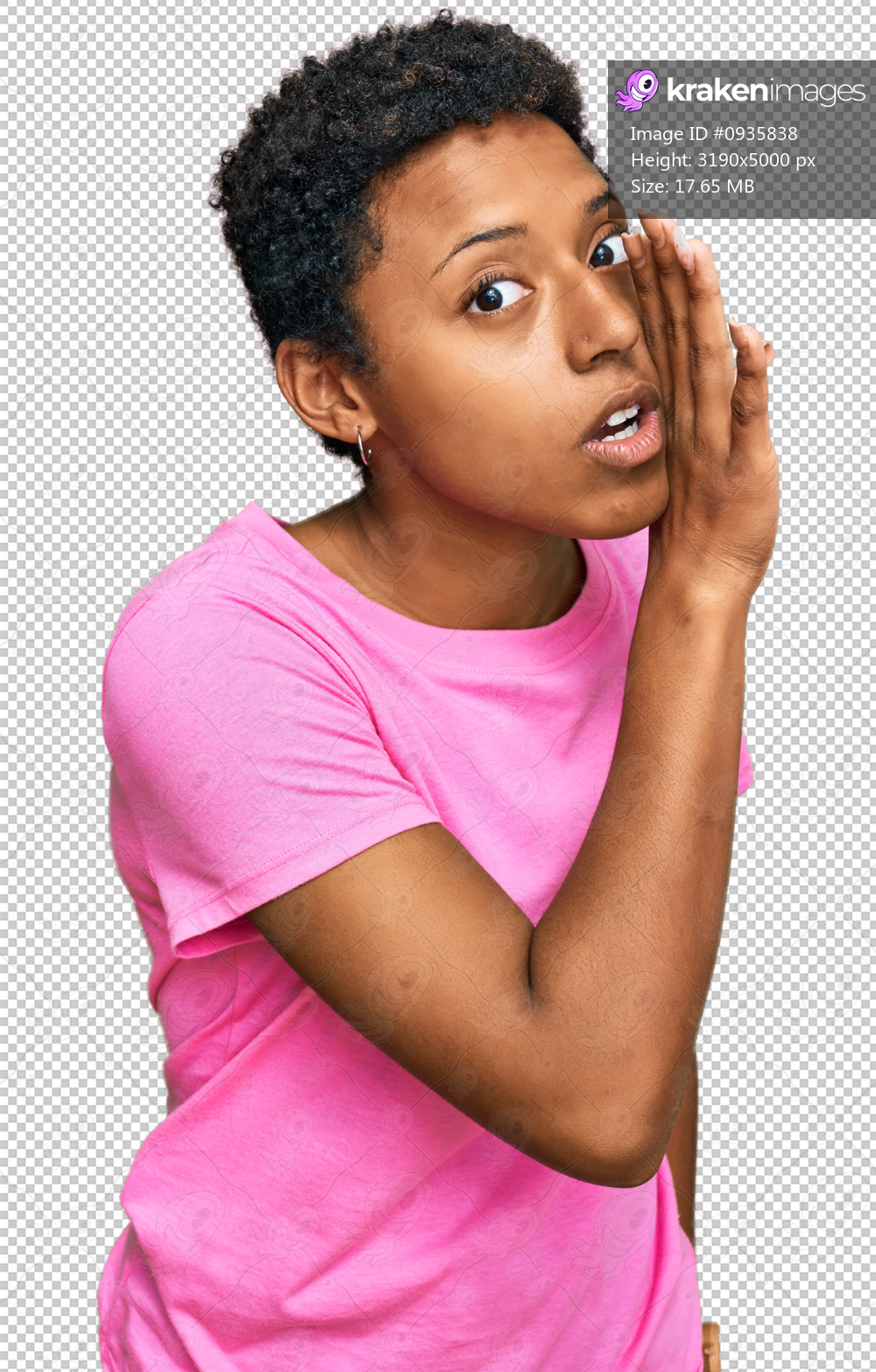 Young african american woman wearing casual clothes hand on mouth telling secret rumor, whispering malicious talk conversation