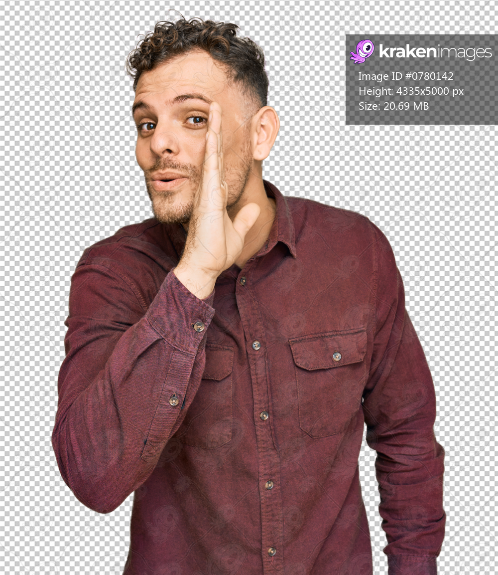 Young hispanic man wearing casual clothes hand on mouth telling secret rumor, whispering malicious talk conversation