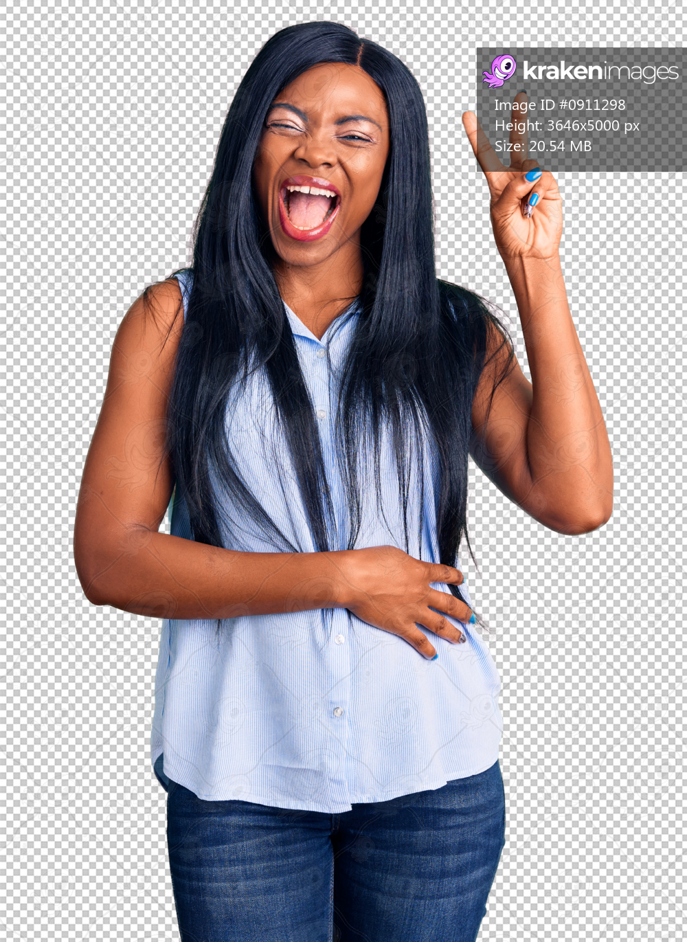 Young african american woman wearing casual clothes smiling with happy face winking at the camera doing victory sign. number two.