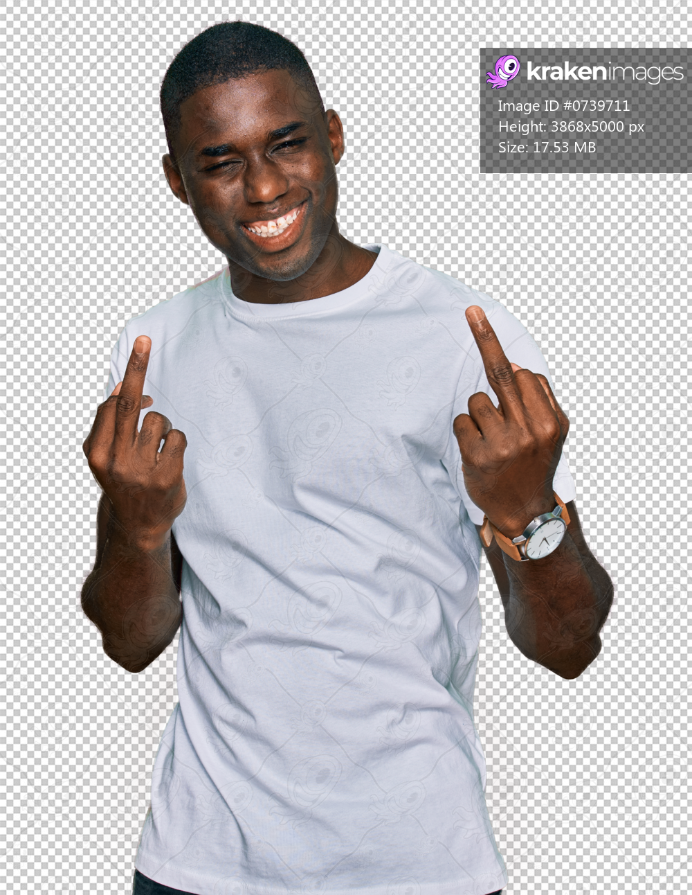 Young african american man wearing casual white t shirt showing middle finger doing fuck you bad expression, provocation and rude attitude. screaming excited