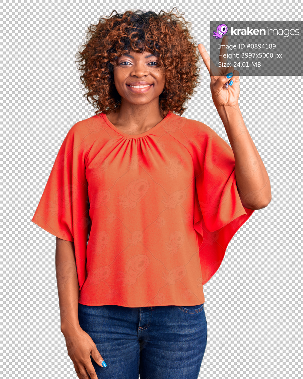 Young african american woman wearing casual clothes showing and pointing up with fingers number two while smiling confident and happy.