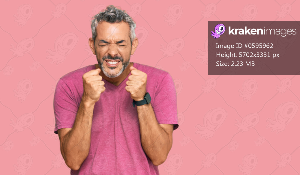 Middle age grey-haired man wearing casual clothes excited for success with arms raised and eyes closed celebrating victory smiling. winner concept. 