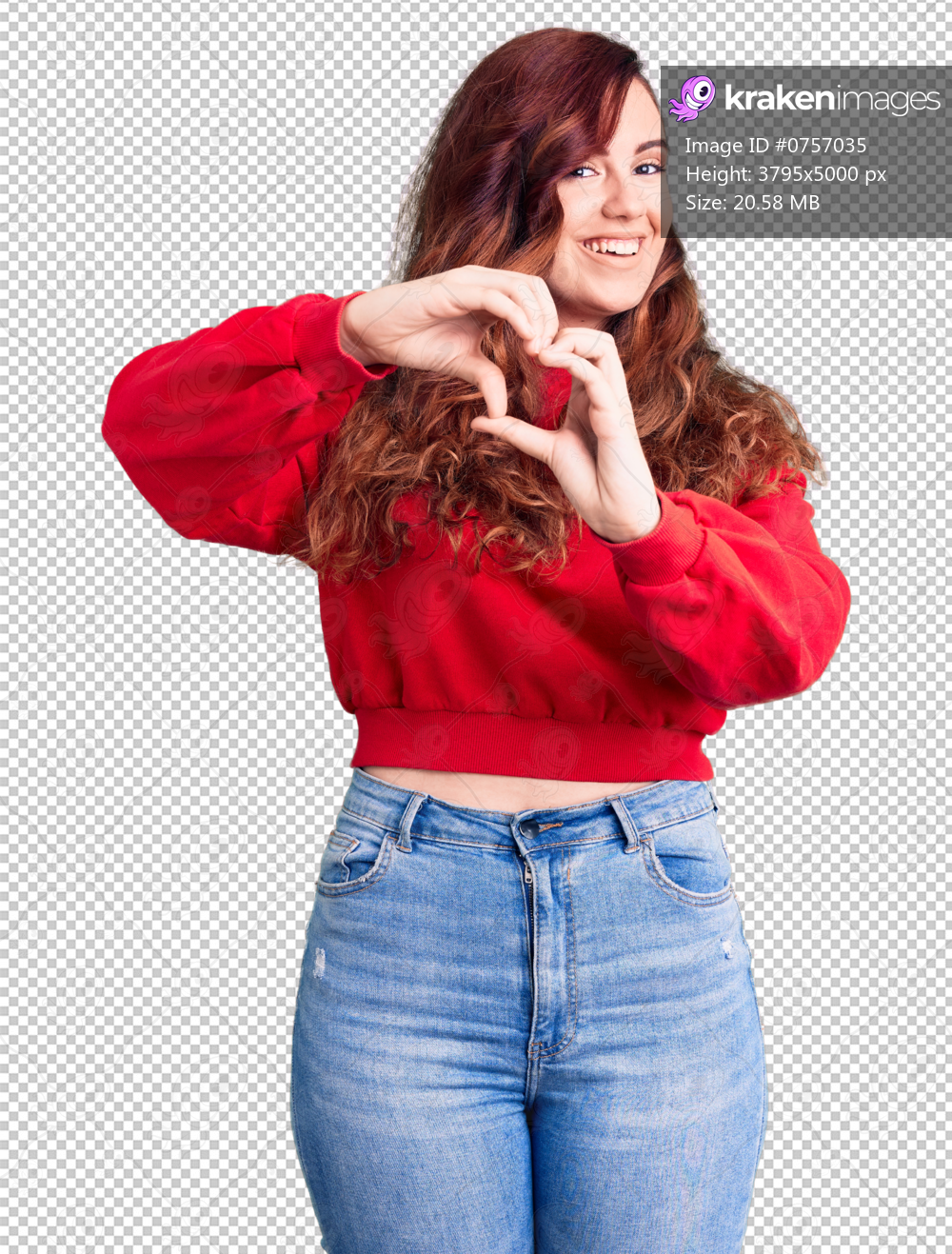 Young beautiful woman wearing casual winter sweater smiling in love doing heart symbol shape with hands. romantic concept.
