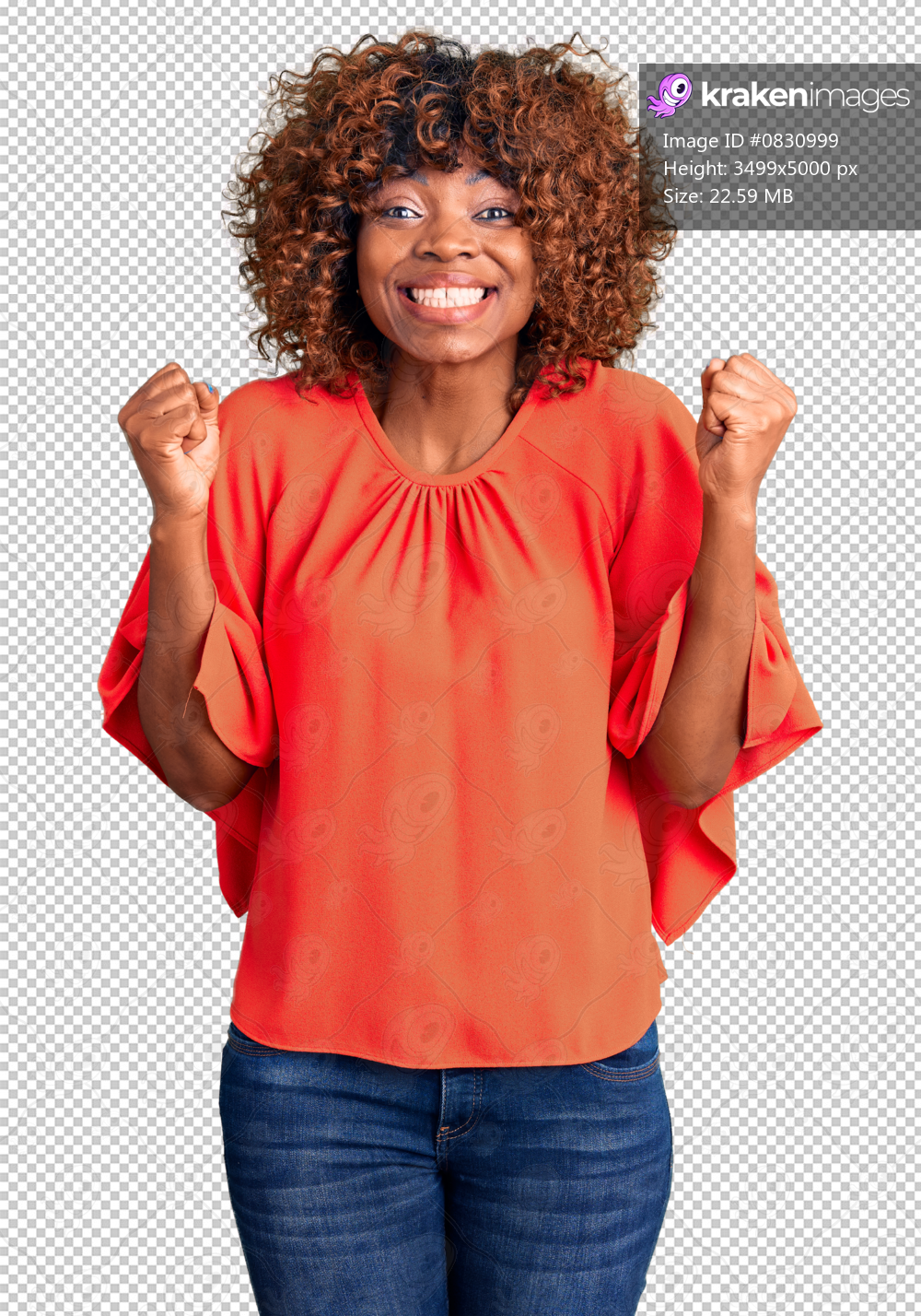 Young african american woman wearing casual clothes celebrating surprised and amazed for success with arms raised and open eyes. winner concept.