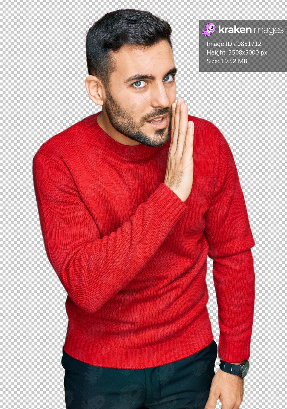 Young hispanic man wearing casual clothes hand on mouth telling secret rumor, whispering malicious talk conversation