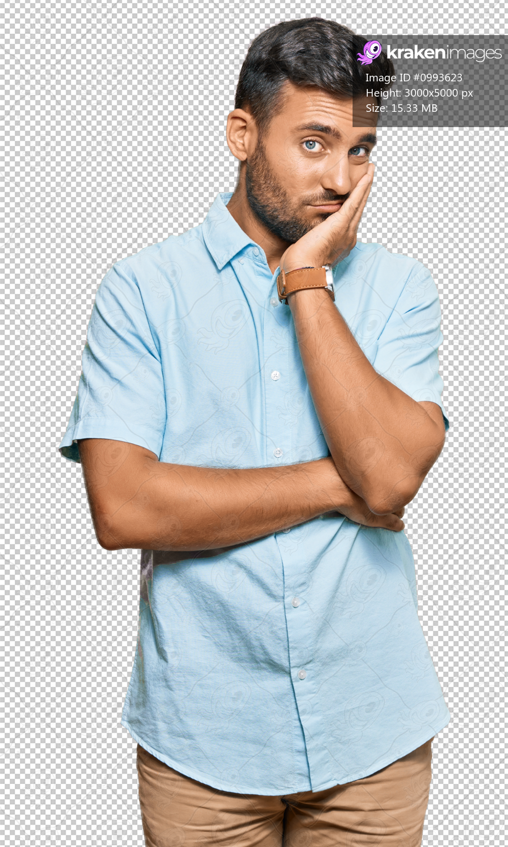 Handsome hispanic man wearing casual clothes thinking looking tired and bored with depression problems with crossed arms.