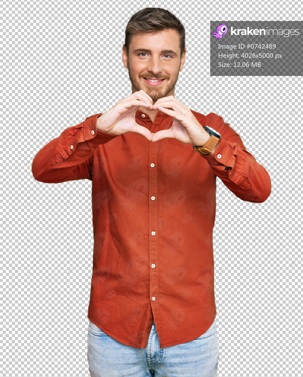 Handsome caucasian man wearing casual clothes smiling in love doing heart symbol shape with hands. romantic concept.