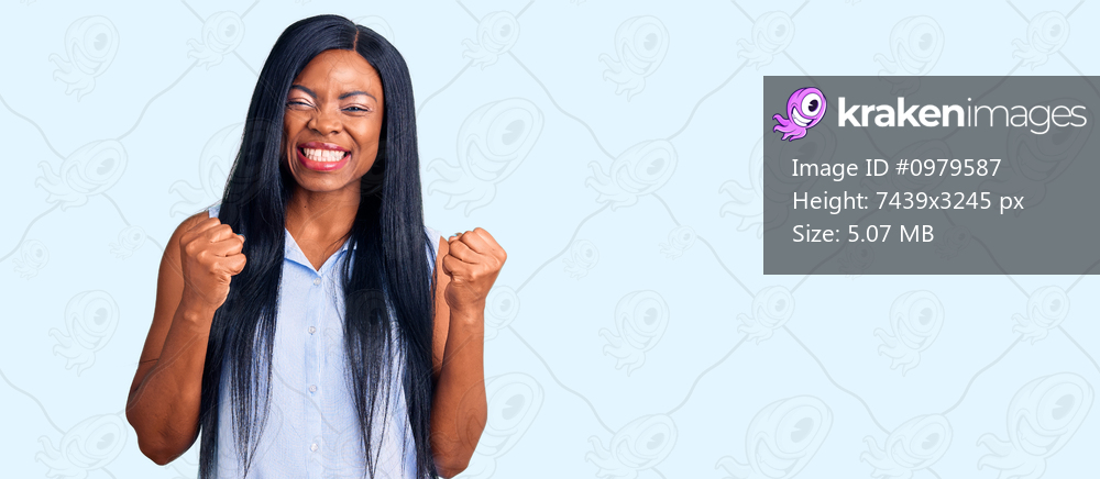 Young african american woman wearing casual clothes excited for success with arms raised and eyes closed celebrating victory smiling. winner concept. 