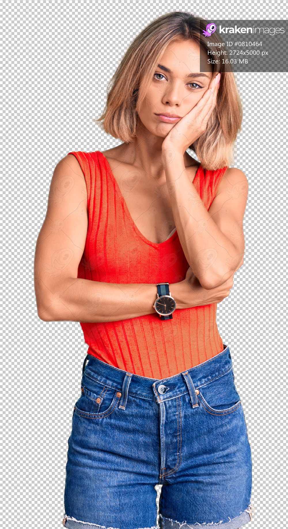 Beautiful caucasian woman wearing casual clothes thinking looking tired and bored with depression problems with crossed arms.