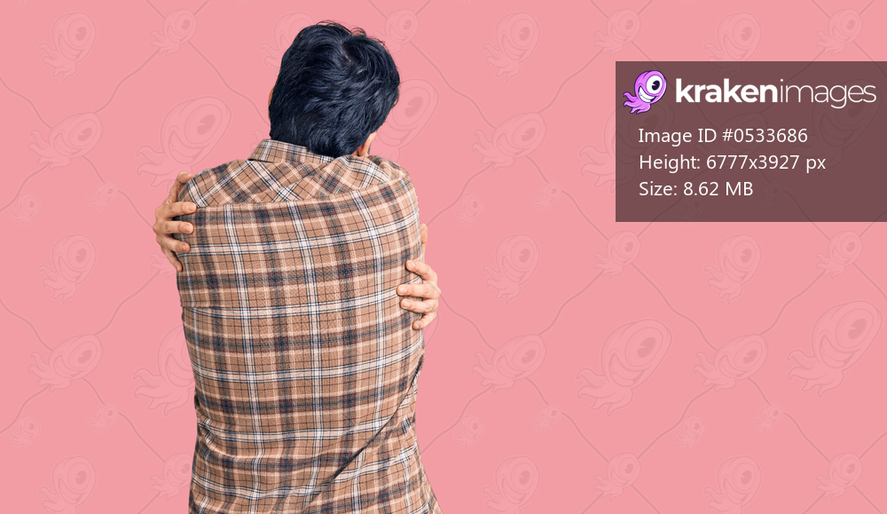 Young hispanic man wearing casual clothes hugging oneself happy and positive from backwards. self love and self care 